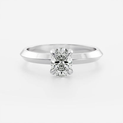 Marquise Cut Cluster Styled Lab Grown Diamond Engagement Ring