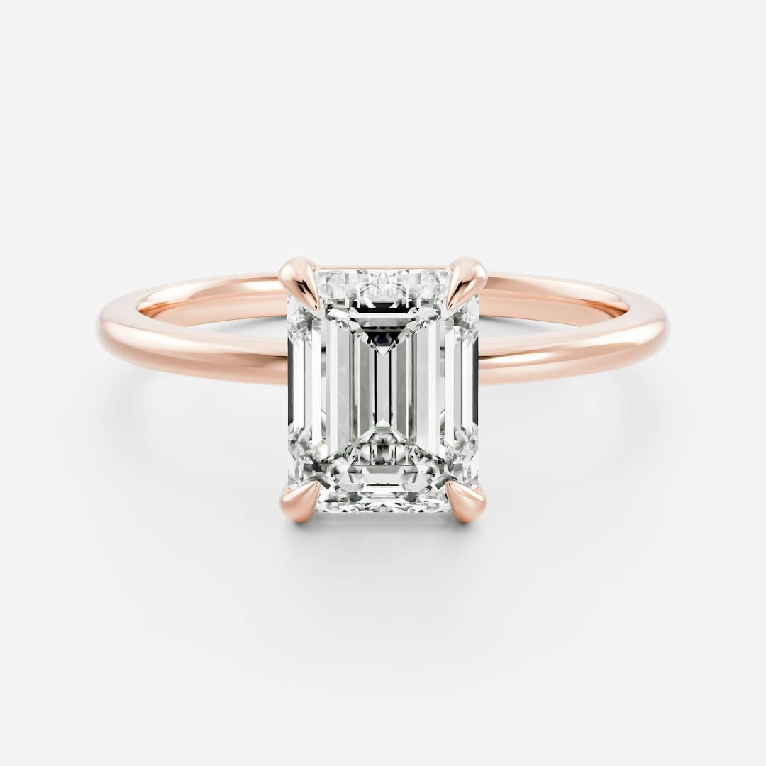 Marquise Cut Cluster Styled Lab Grown Diamond Engagement Ring