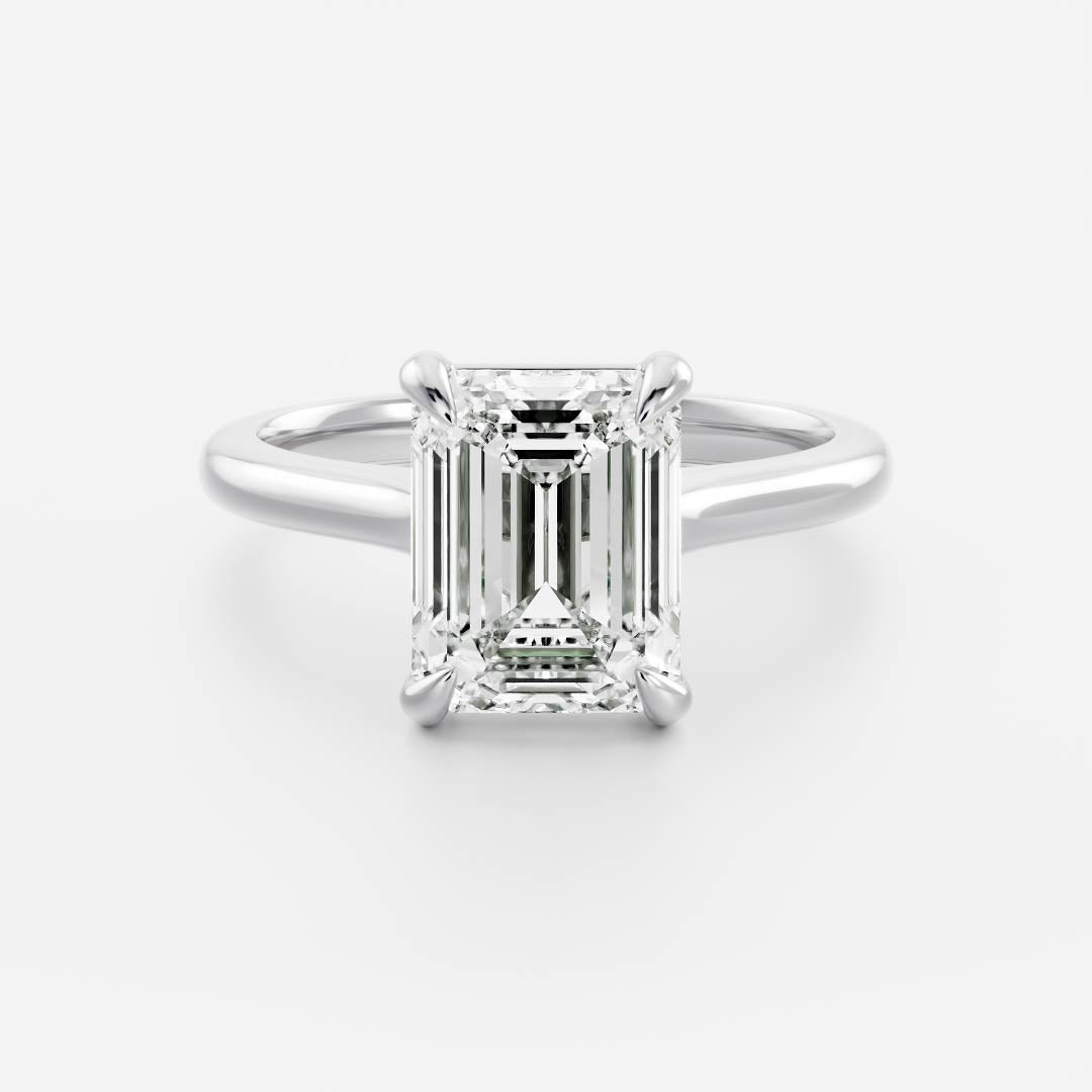 Marquise Cut Cluster Styled Lab Grown Diamond Engagement Ring