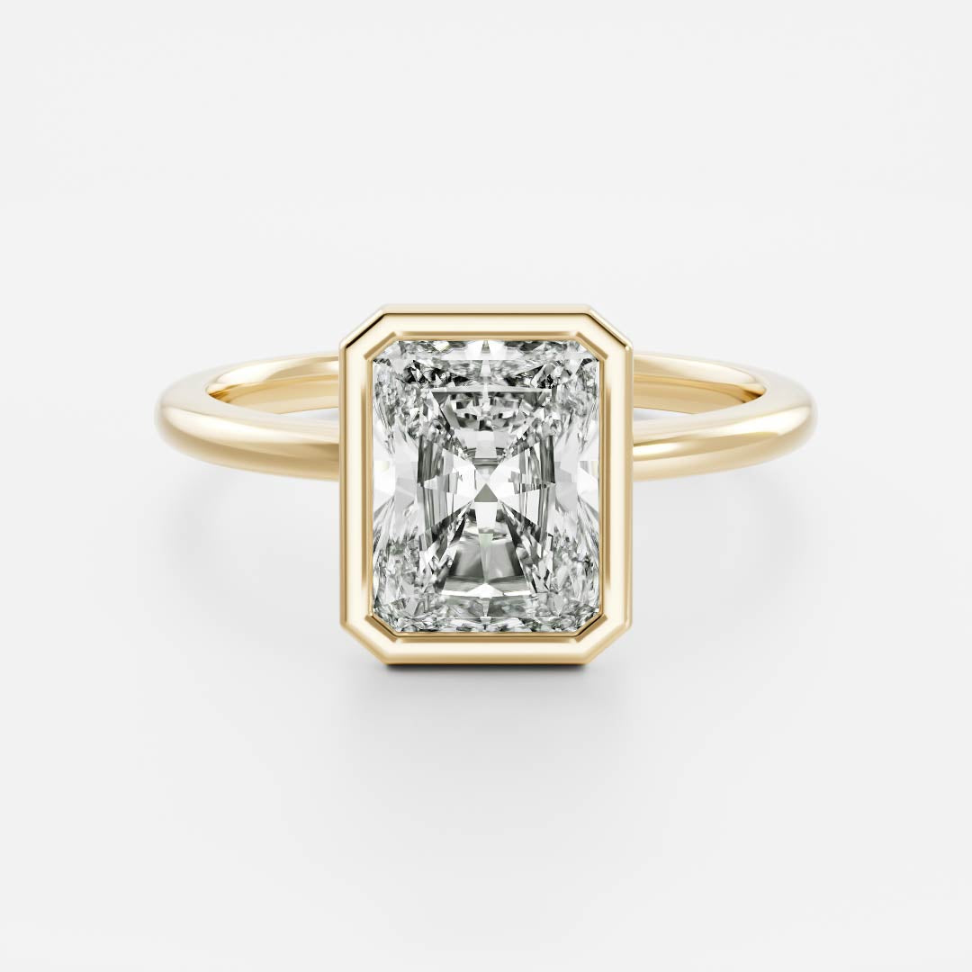 Marquise Cut Cluster Styled Lab Grown Diamond Engagement Ring