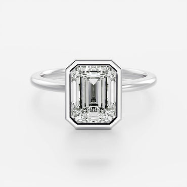 Marquise Cut Cluster Styled Lab Grown Diamond Engagement Ring