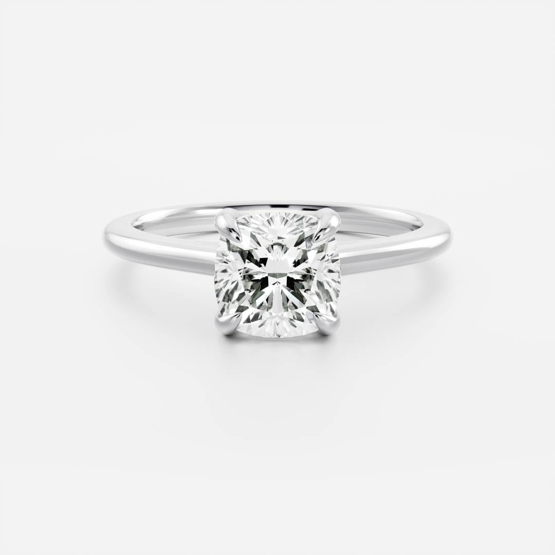 Marquise Cut Cluster Styled Lab Grown Diamond Engagement Ring