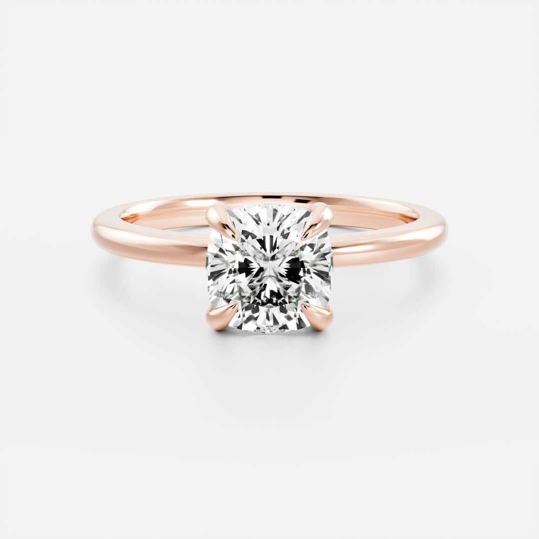 Marquise Cut Cluster Styled Lab Grown Diamond Engagement Ring