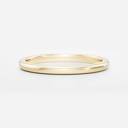 0.25 TCW Round Shaped Half Eternity Lab Grown Diamond Wedding Band