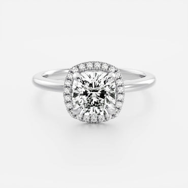 Marquise Cut Cluster Styled Lab Grown Diamond Engagement Ring