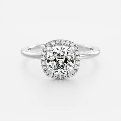 Marquise Cut Cluster Styled Lab Grown Diamond Engagement Ring