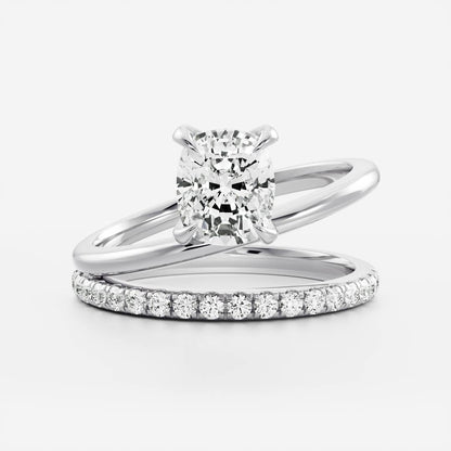 Marquise Cut Cluster Styled Lab Grown Diamond Engagement Ring