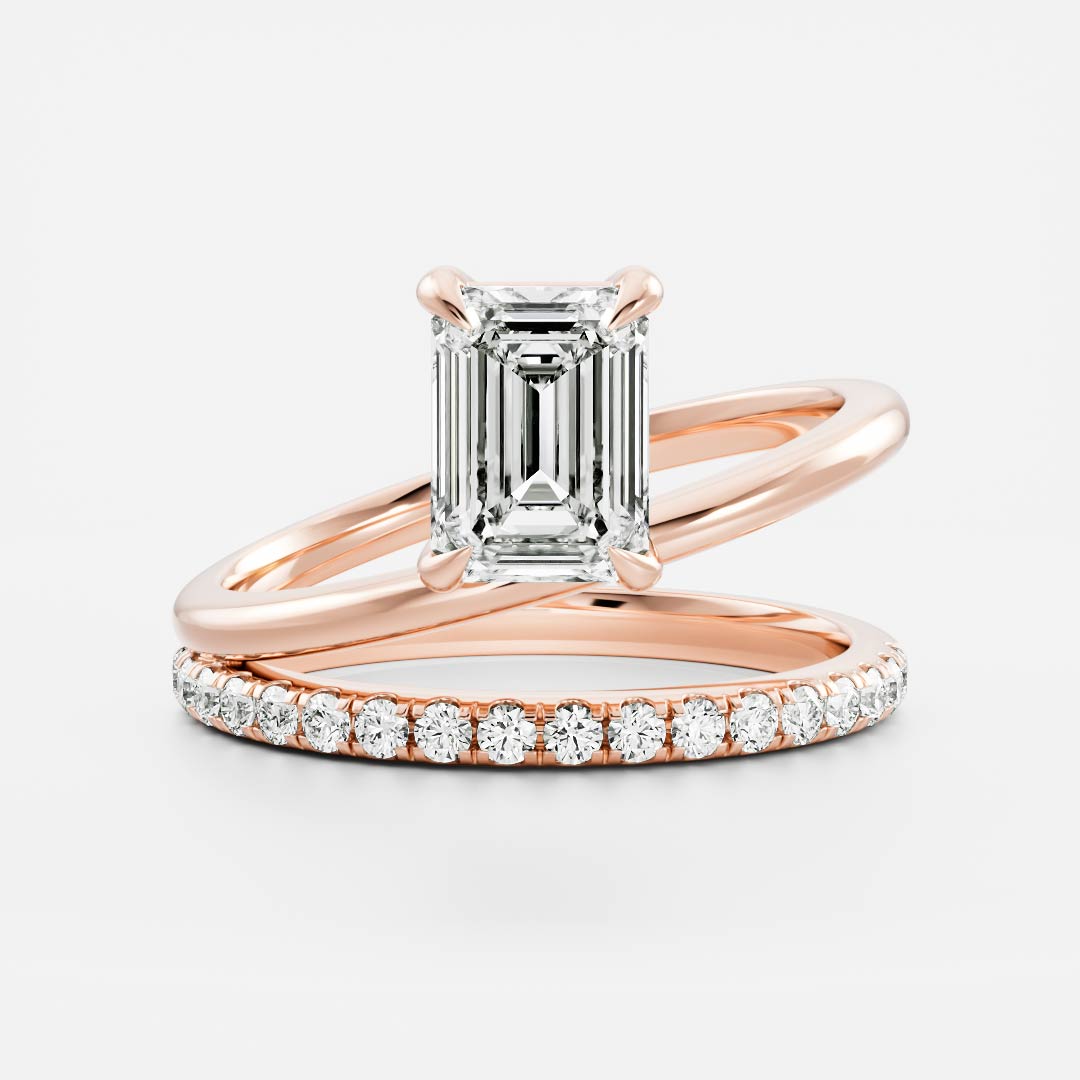 Marquise Cut Cluster Styled Lab Grown Diamond Engagement Ring