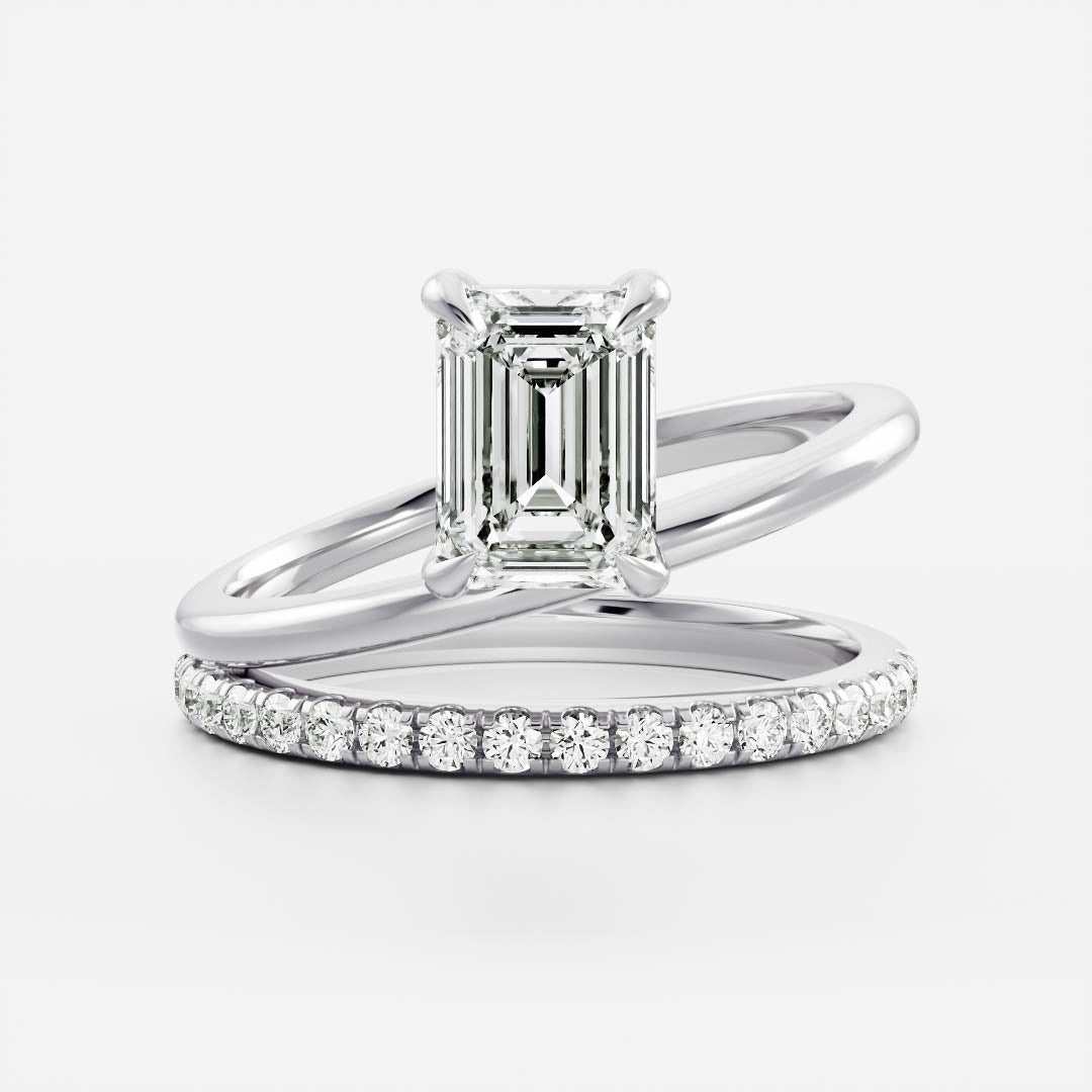 Marquise Cut Cluster Styled Lab Grown Diamond Engagement Ring