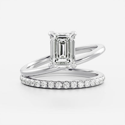 Marquise Cut Cluster Styled Lab Grown Diamond Engagement Ring