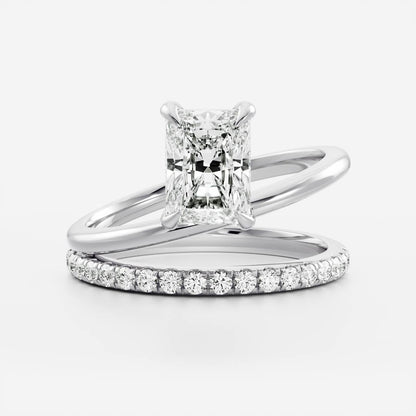 Marquise Cut Cluster Styled Lab Grown Diamond Engagement Ring