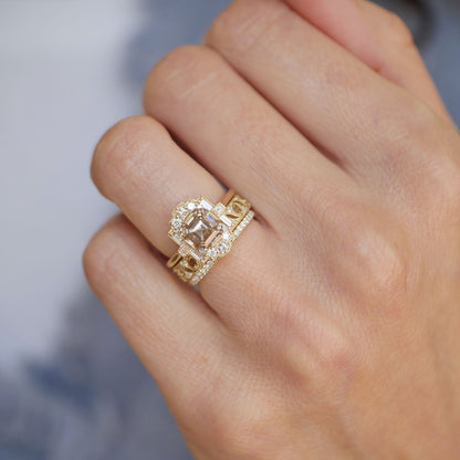 0.25 TCW Round Shaped Half Eternity Lab Grown Diamond Wedding Band