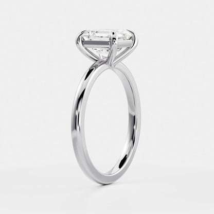 Marquise Cut Cluster Styled Lab Grown Diamond Engagement Ring