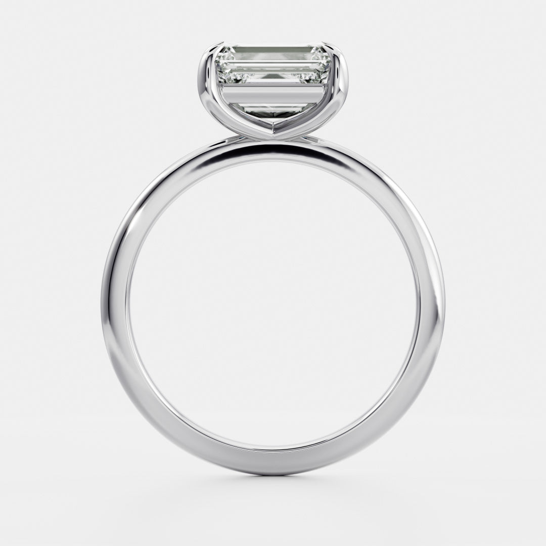 Marquise Cut Cluster Styled Lab Grown Diamond Engagement Ring