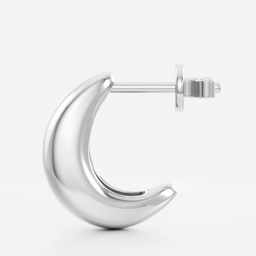 Statement Hoop Earrings in Gold