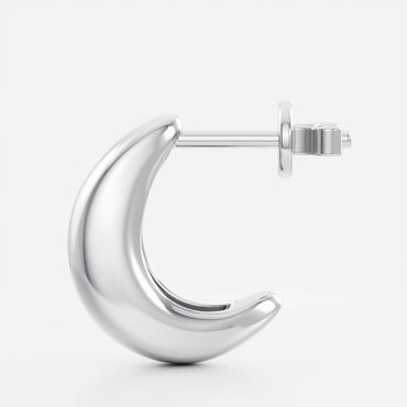 Statement Hoop Earrings in Gold