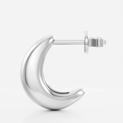 Statement Hoop Earrings in Gold