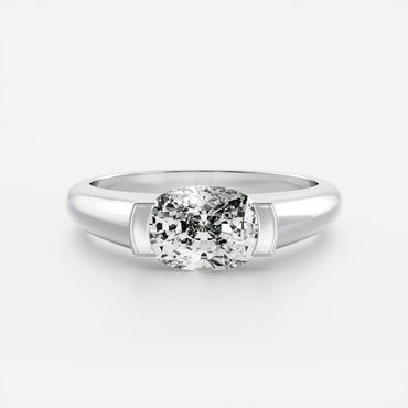 Marquise Cut Cluster Styled Lab Grown Diamond Engagement Ring