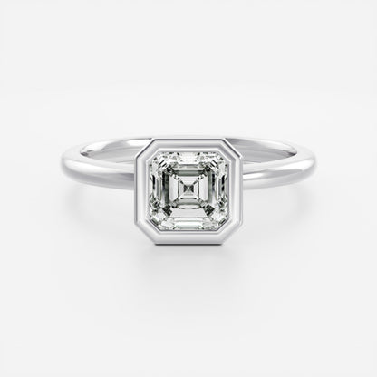 Marquise Cut Cluster Styled Lab Grown Diamond Engagement Ring