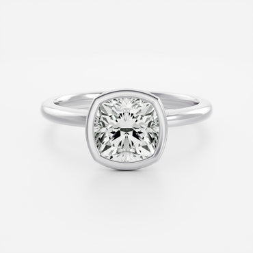 Marquise Cut Cluster Styled Lab Grown Diamond Engagement Ring