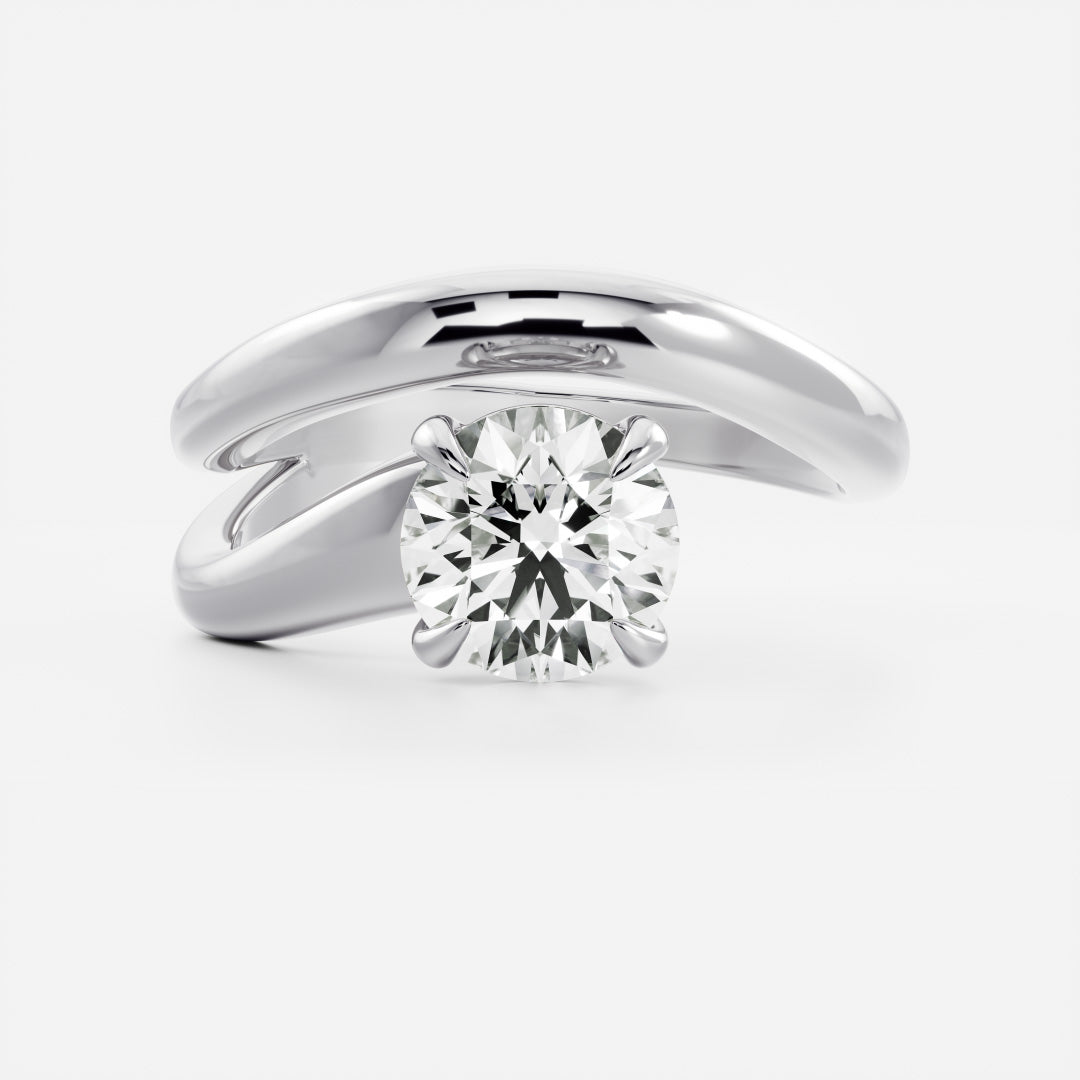 Marquise Cut Cluster Styled Lab Grown Diamond Engagement Ring