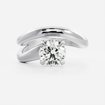 Marquise Cut Cluster Styled Lab Grown Diamond Engagement Ring