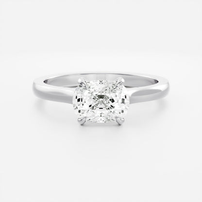 Marquise Cut Cluster Styled Lab Grown Diamond Engagement Ring