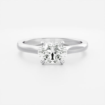Marquise Cut Cluster Styled Lab Grown Diamond Engagement Ring