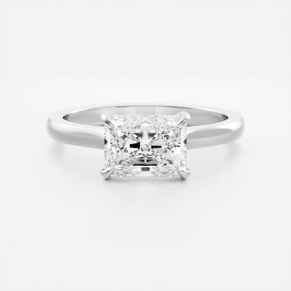 Marquise Cut Cluster Styled Lab Grown Diamond Engagement Ring
