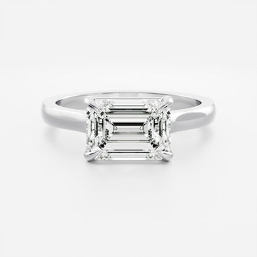 Marquise Cut Cluster Styled Lab Grown Diamond Engagement Ring