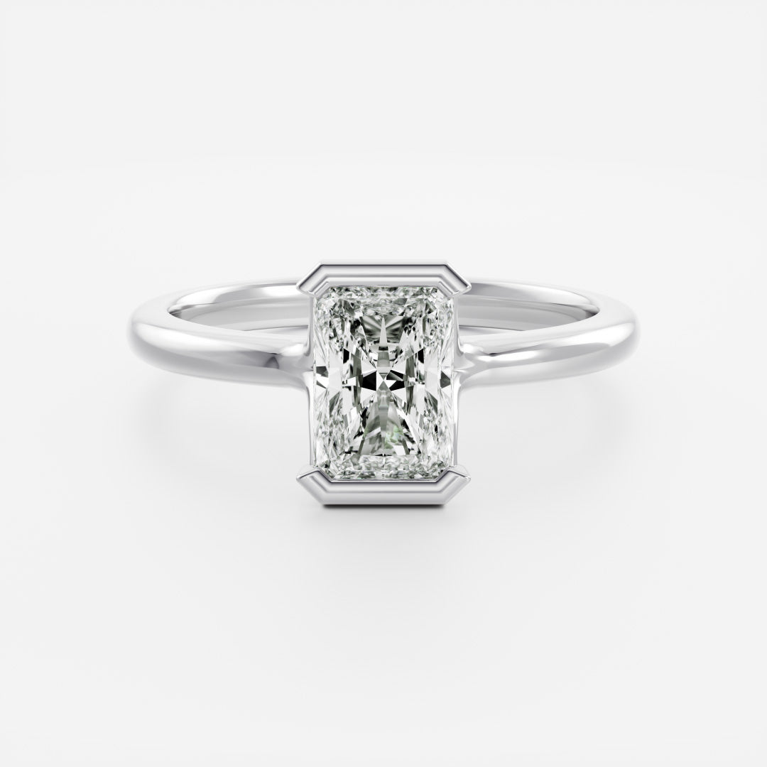 Marquise Cut Cluster Styled Lab Grown Diamond Engagement Ring