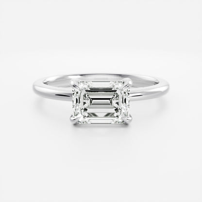 Marquise Cut Cluster Styled Lab Grown Diamond Engagement Ring