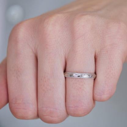 0.25 TCW Round Shaped Half Eternity Lab Grown Diamond Wedding Band