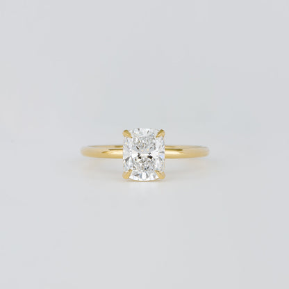 1.47 CT Cushion Cut Solitaire Lab Grown Diamond Engagement Ring