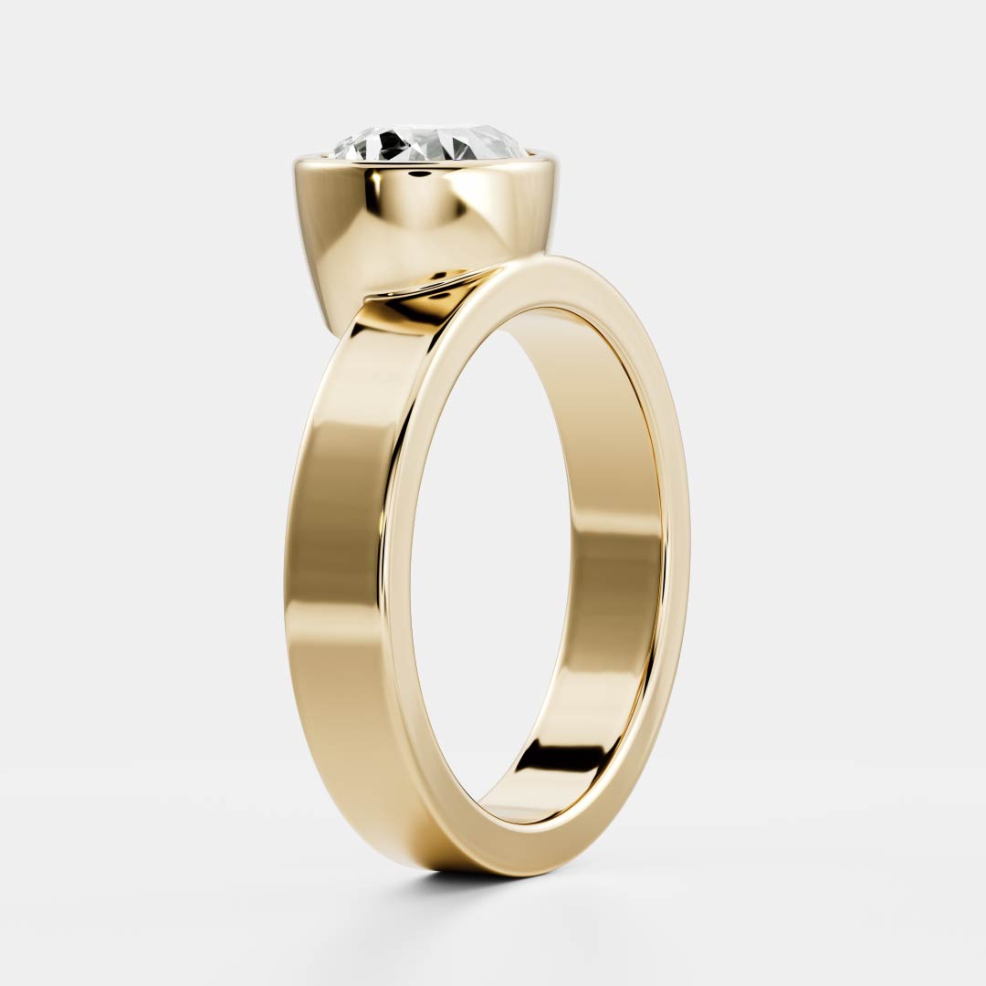 Marquise Cut Cluster Styled Lab Grown Diamond Engagement Ring