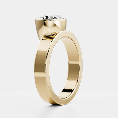 Marquise Cut Cluster Styled Lab Grown Diamond Engagement Ring