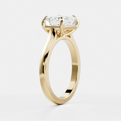 Marquise Cut Cluster Styled Lab Grown Diamond Engagement Ring