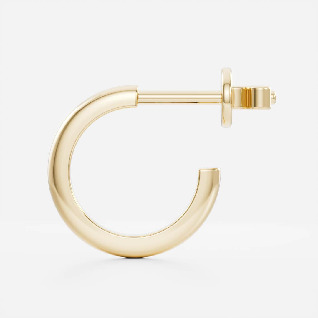 Classic Hoop Earrings in Gold