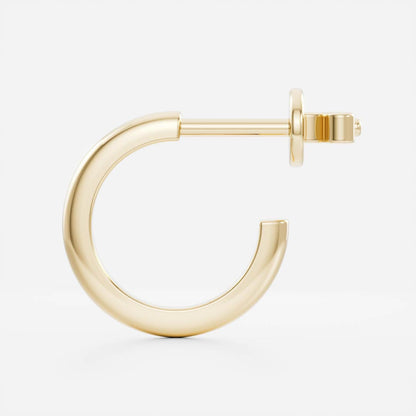 Classic Hoop Earrings in Gold