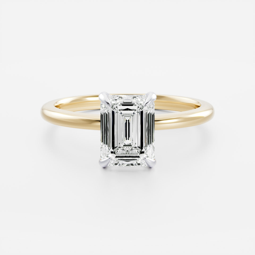 Marquise Cut Cluster Styled Lab Grown Diamond Engagement Ring