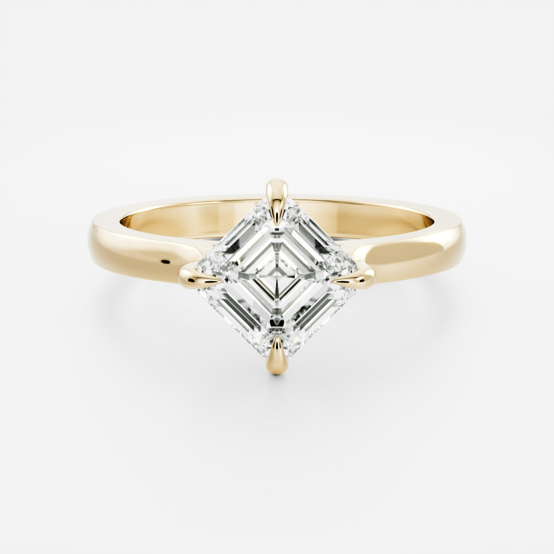 Marquise Cut Cluster Styled Lab Grown Diamond Engagement Ring