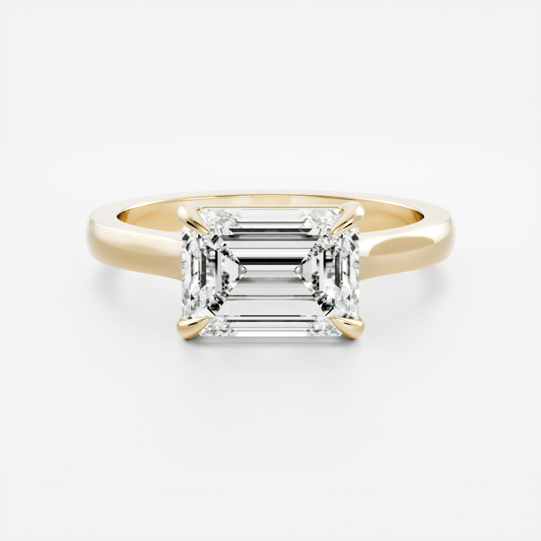 Marquise Cut Cluster Styled Lab Grown Diamond Engagement Ring