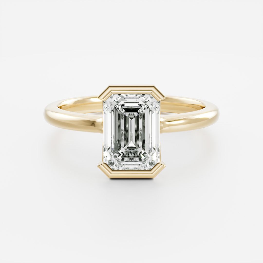 Marquise Cut Cluster Styled Lab Grown Diamond Engagement Ring