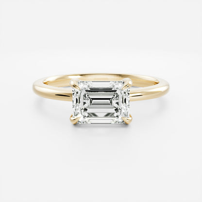 Marquise Cut Cluster Styled Lab Grown Diamond Engagement Ring