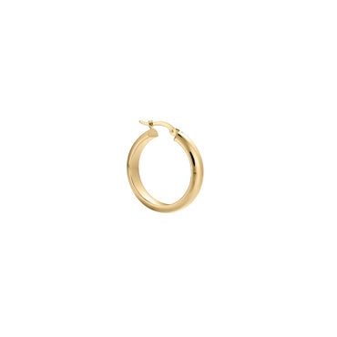 Lightweight Hoops Earrings in Gold 2
