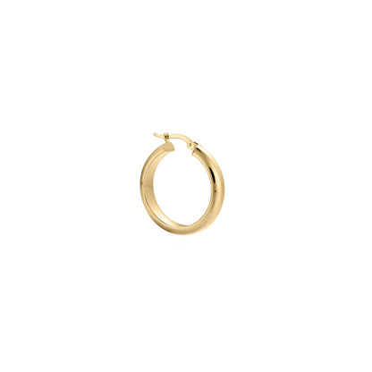 Lightweight Hoops Earrings in Gold 2