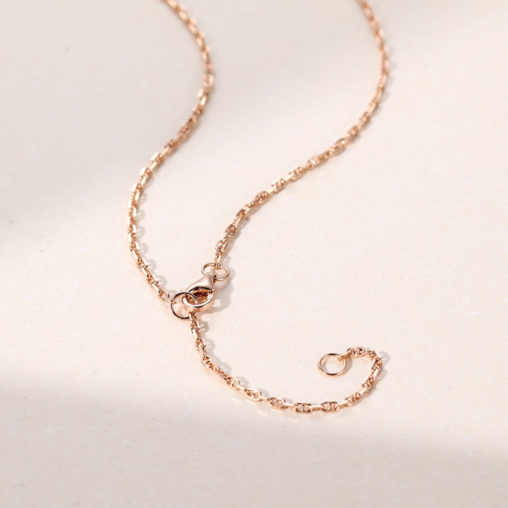 Stunning 1.05 CT Oval Moissanite Diamond Cluster Pendant Necklace in Solid Gold 4