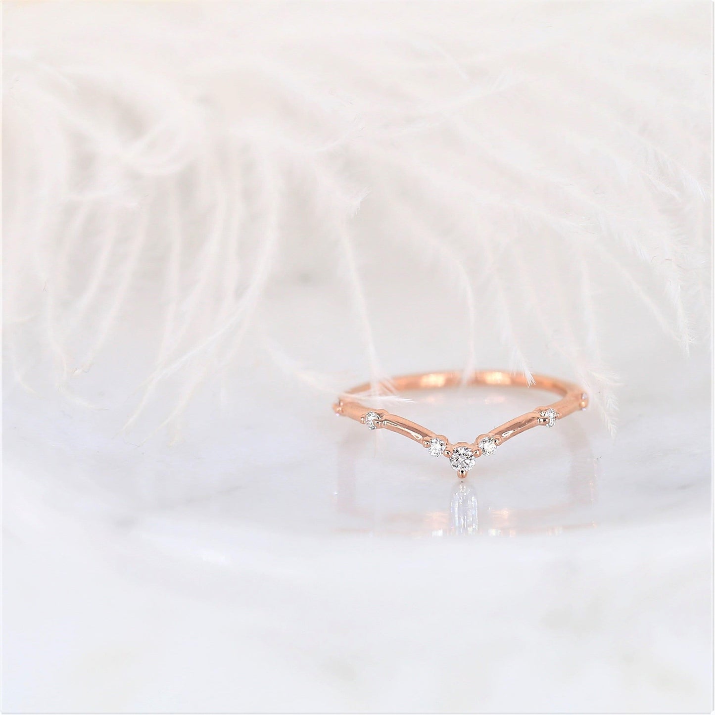 2.8 CT Marquise Cut Dainty Lab Grown Diamond Bridal Ring Set