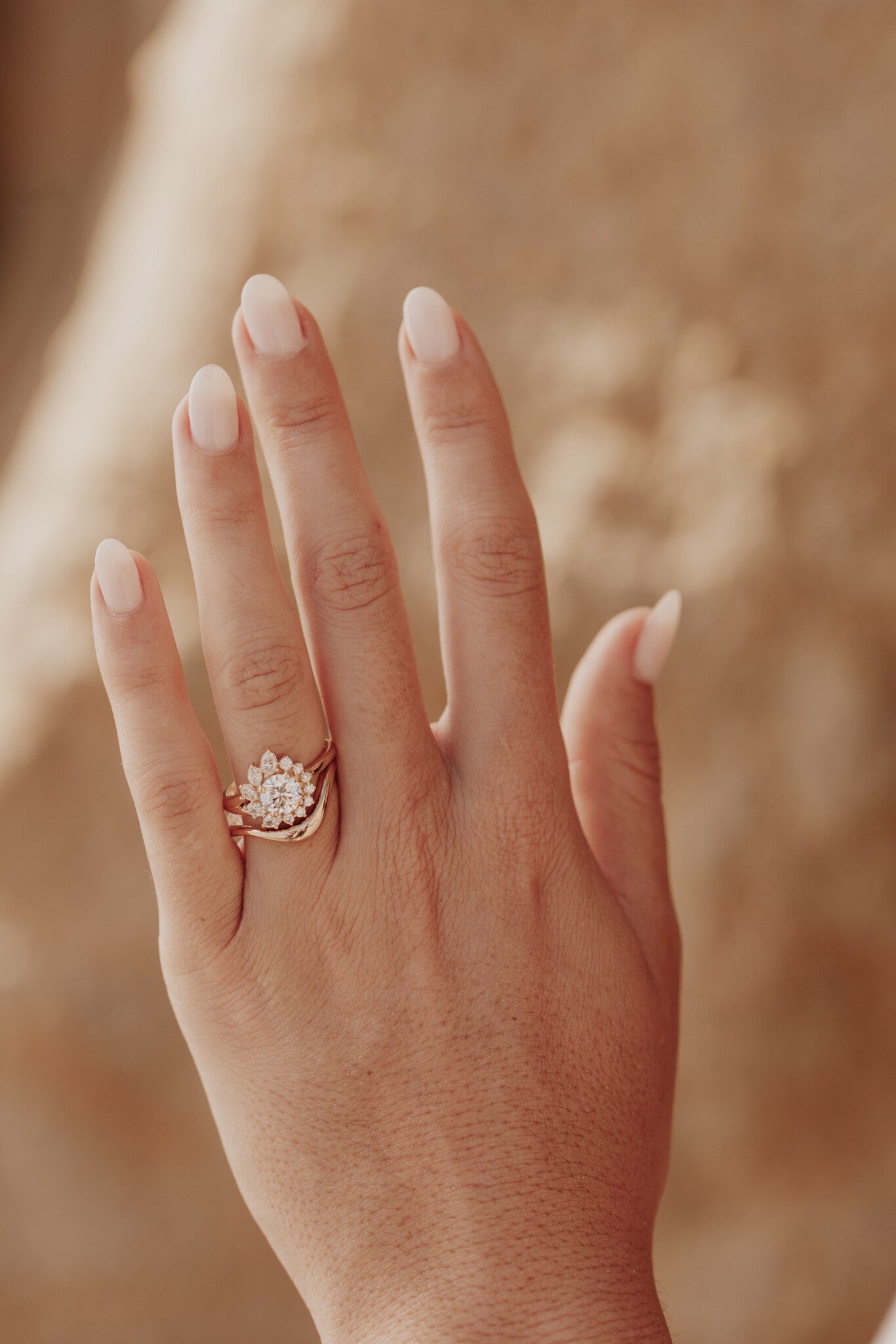 0.25 TCW Round Shaped Half Eternity Lab Grown Diamond Wedding Band