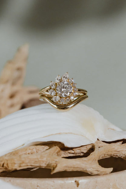 0.25 TCW Round Shaped Half Eternity Lab Grown Diamond Wedding Band